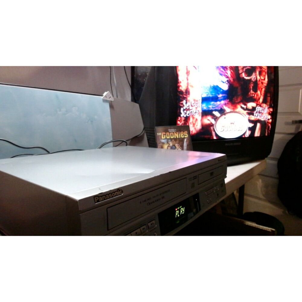 Panasonic Double Feature DVD/VCR Combo Player- Omnivision VHS